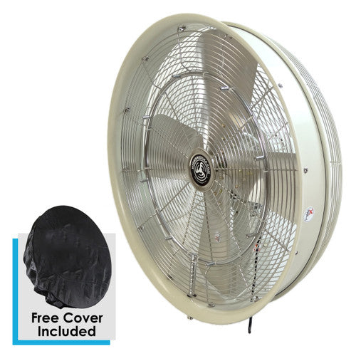 24&quot; Misting Oscillating Professional Outdoor Waterproof Fan Kit with 8 nozzles