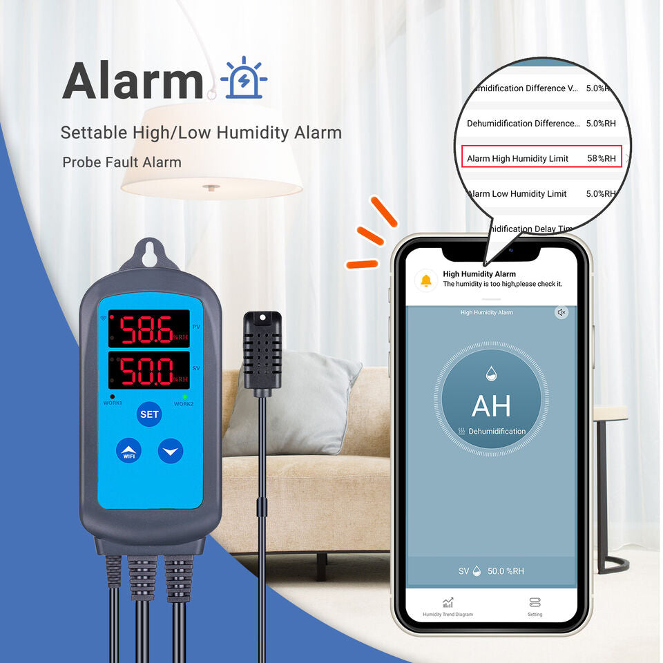 Greenhouse Misting  Kit With Smart Humidity Controller